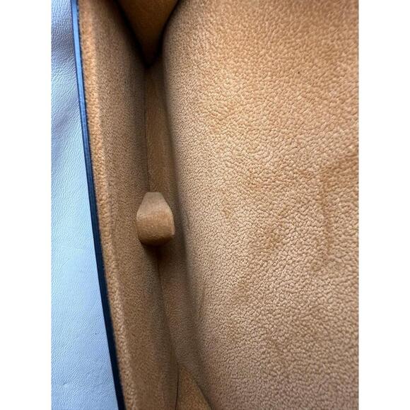 Celine Eyeglass Case Brown Leather Pouch Wrist Strap Designer Luxury - Picture 4 of 4